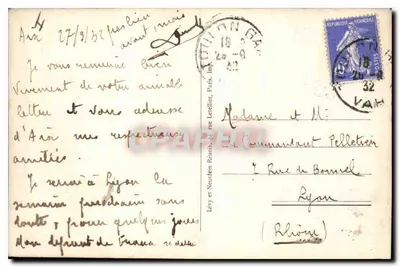 Aix-en-Provence — La Fontaine Monumentale — éditeur Lévy et Neurden Réunis, Paris — Verso