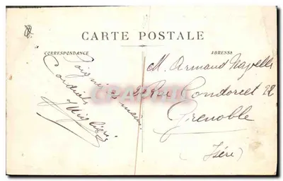 Aix-en-Provence — Fuente de la Rotonda — Colección G. Martinet — Reverso