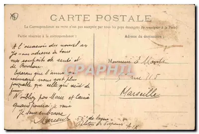 Aix-en-Provence — Saída do Cours Mirabeau — Gerbainberg editor — Verso