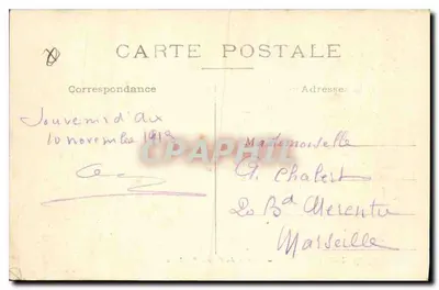 Aix-en-Provence — Wyjście z Cours Mirabeau — Ger — Rewers