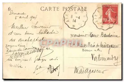 Aix-en-Provence — Fonte Monumental — Coleção Laussand, Aix, n°120 — Verso