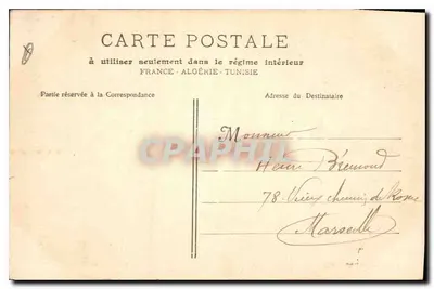 Aix-en-Provence — Fonte Monumental — coleção Jaussaud, n°120 — Verso