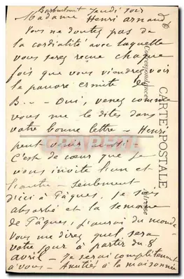 Aix-en-Provence — La Fontaine de la Rotonde — Collezione C M — Verso