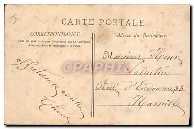 Aix-en-Provence — Fontaine Monumentale — Coleção Jaussaud, n°120 — Verso