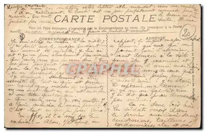 Aix-en-Provence - Wielka Fontanna — wydawca anonimowy, nr 30 — Rewers