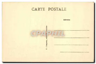 Guérande (Loire-Inf.) — Il Mulino del Diavolo — F. Chapeau, editore, Nantes — Verso