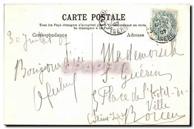 Dauphiné — Linia Mure — Przejście Rivoire z przewieszeniem 300 m nad Drac i Mt. Aiguille — Papeterie des Alpes, Eug. Robert, Grenoble — Rewers