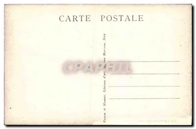 Villefranche-sur-Mer — A Rua Escura — Edições Munier, Nice — Verso