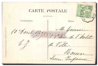 Monte-Carlo — Le Casino et Jardins — Les Boulingrins — Édition Chiletta, Nice, n°788 — Verso