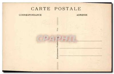 VENCE (A.M.) — Interior de la Iglesia (Bancos y Lectern del siglo XV) — Establecimiento Frédéric Lamy — Reverso