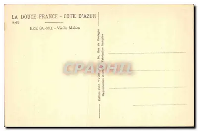 Eze (A.-M.) — Stara domowa — Wydawnictwo Sztuki YVON, 5/85 — Rewers