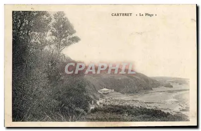 Carteret — A Praia — Carte postale do editor 'Phot. Muyon, Carteret'