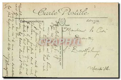 Montélimar — Ogrodnik Publiczny — Nowa Terrasa — LL. — Rewers