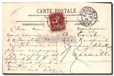 Montélimar — O Parque — LL. — N°15 — Verso