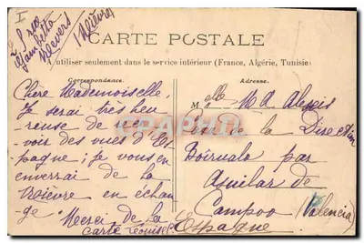 Château-Chinon — La Pierre Glissotte — Éditeur : Le Moryand Pittoresque, n°11 — Achterkant