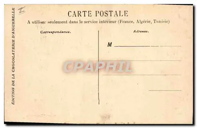 Castelo de Chatillon-en-Bazois — pátio de honra — Edição da Chocolaterie D'Aiguebelle, n°5 — Verso