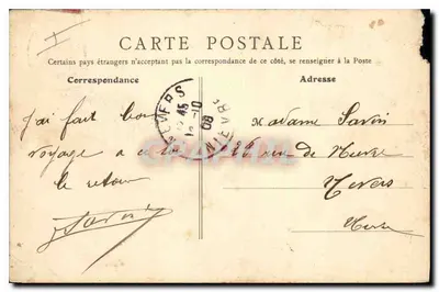 Decize - Margens do Aron — B.P. Paris, n°61 — Verso