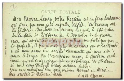 Ste-Anne-d'Auray - The Calvary and Cloister — publisher Laurent-Nel, Rennes, n° 4046 — Back