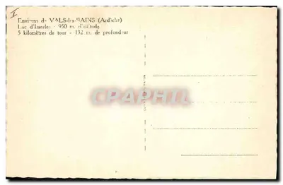 Lago de Issarles — Cerca de Vals-les-Bains (Ardèche) — Ciry — Reverso