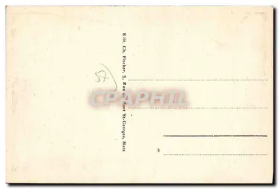 Metz - Monument de Lafayette — editor E. Jit. Ch. Fischer, n° 108 — Verso