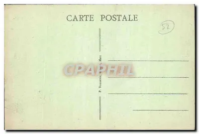 METZ - Place d'Armes — vista panorâmica com estátuas e trilhos — editor P. Bouanevie, n° 210 — Verso