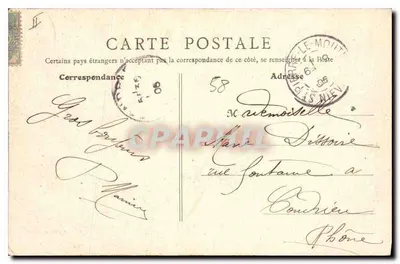 Saint-Pierre-le-Moutier — Castelo de Beaumont — S.F. PARIS (1) — Verso