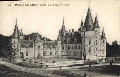 Pouilly-sur-Loire (Nièvre) — O Castelo do Nozé — editor Saintiér-Duntarte