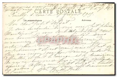 Pouilly-sur-Loire (Nièvre) — O Castelo do Nozé — editor Saintiér-Duntarte — Verso