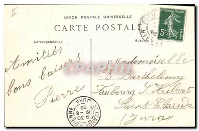 Pouilly-sur-Loire — O Castelo — C.C. (Reprodução proibida) — Verso