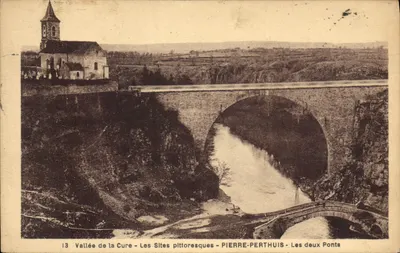 Valeira da Cure - Os Sítios pitorescos - PIERRE-PERTHUIS - Os Dois Pontes