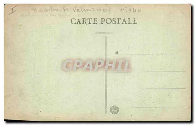 Fontangès — Kaplica wykuta w pięknej monolitowej skałie — LE CANTAL PITTORESQUE — 632 — Rewers