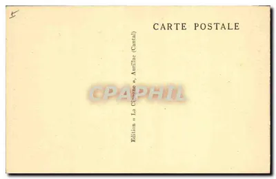 Ruínas do Castelo de Apchon — Os Mais Belos Castelos Históricos do Cantal — Série 65 — Edição « La Cirene », Aurillac — Verso