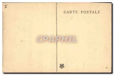 Castelo de Alleuze — Cantal, Auvergne — Édit. Clavel, n° 652 — Verso