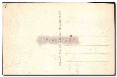 O Castelo de Alleuze e a Pequena Capela — Cantal — Ed. M.B. Le Puy — Verso
