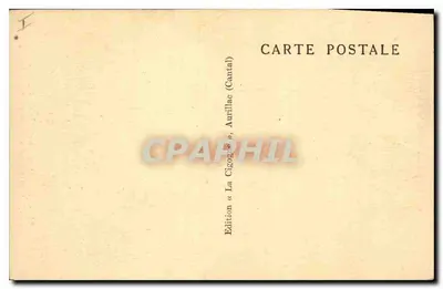 Klif en Chaos van Casteltinet — Hogerdal van de Cère — Uitgave « La Cigogne », Aurillac — Achterkant