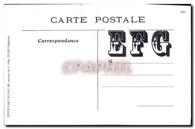 La Rochelle — Embarque de Forçados e Reincidentes para Saint-Martin — Editor EFG, n° 144 — Verso