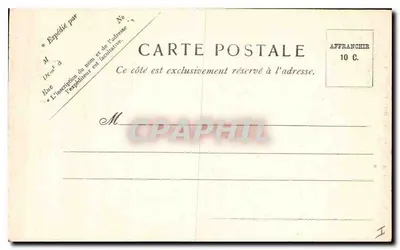 Monlucón. A Igreja de São Paulo — editor V. P. Paris, n° 18 — Verso