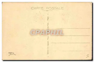 Casa in legno del XVII secolo con terrazza coperta (balcone) — Montluçon — Edizione La Cigogne, Vizy — Verso