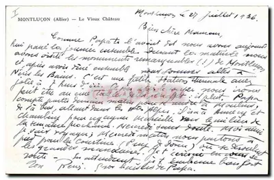 Montluçon (Allier) — Stary Zamek — Cing — Rewers