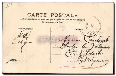 Montluçon - Katedra św. Pawła — Allier 225 — wydawca Allier — Rewers