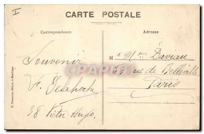 Montluçon — Zamek — G. Clamonn, wydawca w Montluçon, nr 0145 — Rewers