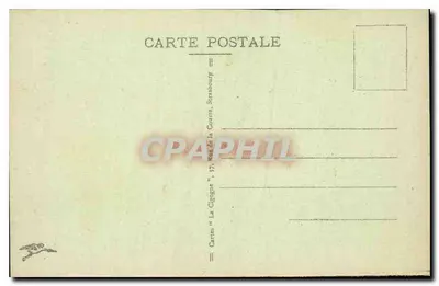 Valle della DOLLER — Strada di Sewen verso il Serbatoio di Alfeld — Carte 'La Cigogne', Strasbourg — Verso