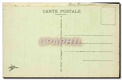 Lago Negro (alt. 950 m.) — vista panorâmica — Cartas 'La Cigogne', Strasbourg — Verso