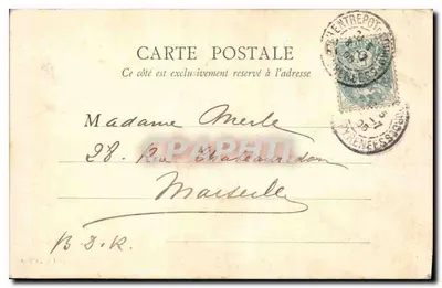 Lourdes — Parvis du Rosaire — Wydawca Z. Bourdier, n°26 — Rewers