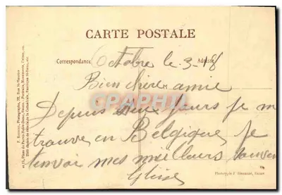 Reims - Jeanne d'Arc, par Dubois — F. Rothier, Phot-Éditeur, n°25 — Verso