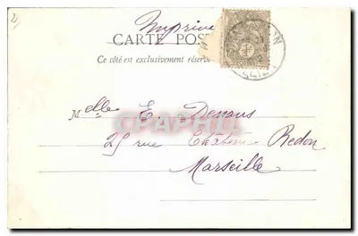 Castelo Bourbon-Busset — Arredores de Vichy — Edição Gilletta, fot. Nice, n°8120 — Verso