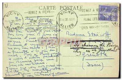 O Velho VICHY e a Côte St Amand — Idisol, n° 306 — Verso