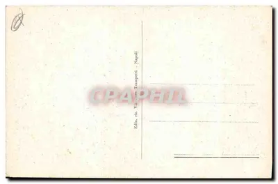 Pompej - Strada dei Sepolcri poza bramą Ercolano — Wydawca Vincenzo Trampetti, Neapol — Rewers