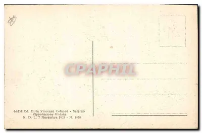 Pesto — Bazylika — wydawca Vincenzo Cataneo, seria 4-6158 — Rewers