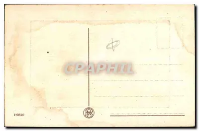Pompeii - Strada Stabia — uitzicht op de ruïnes — onbekende uitgever, serie-nummer 1-8810 — Achterkant